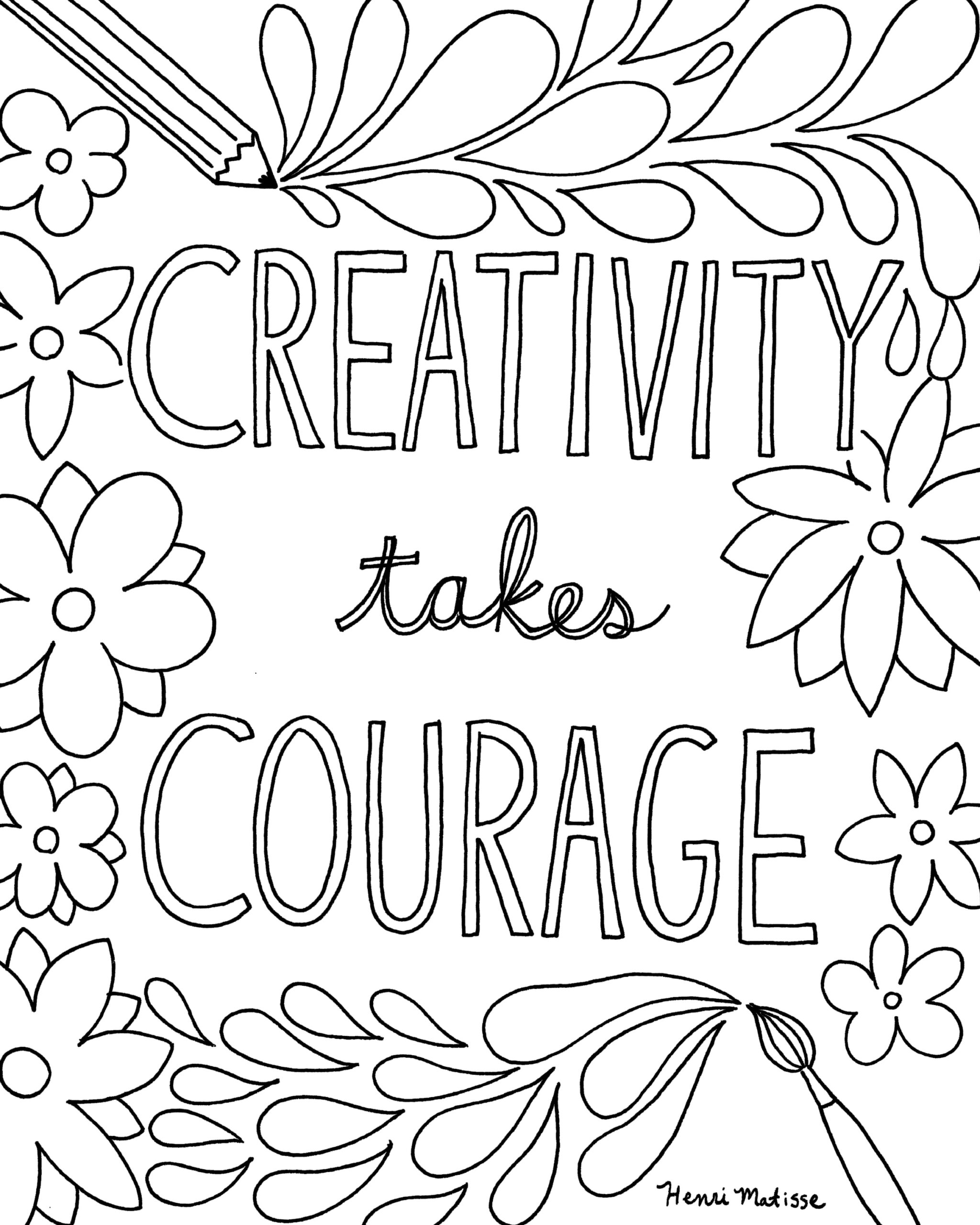 Adult Coloring Pages Quotes