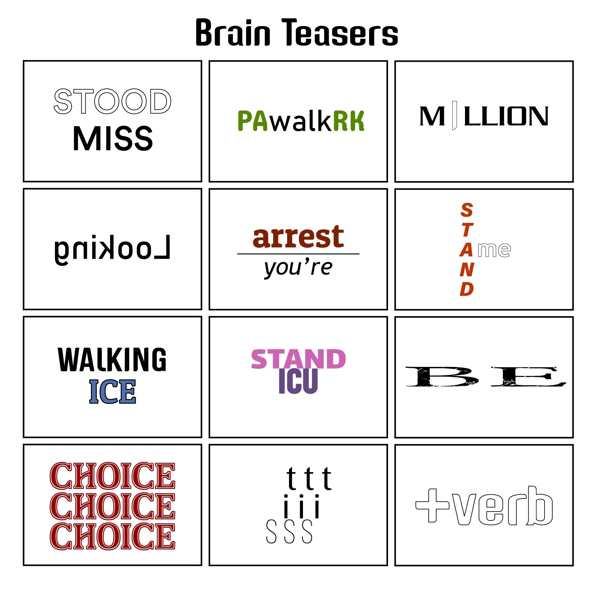 brain games for kids printable pdf