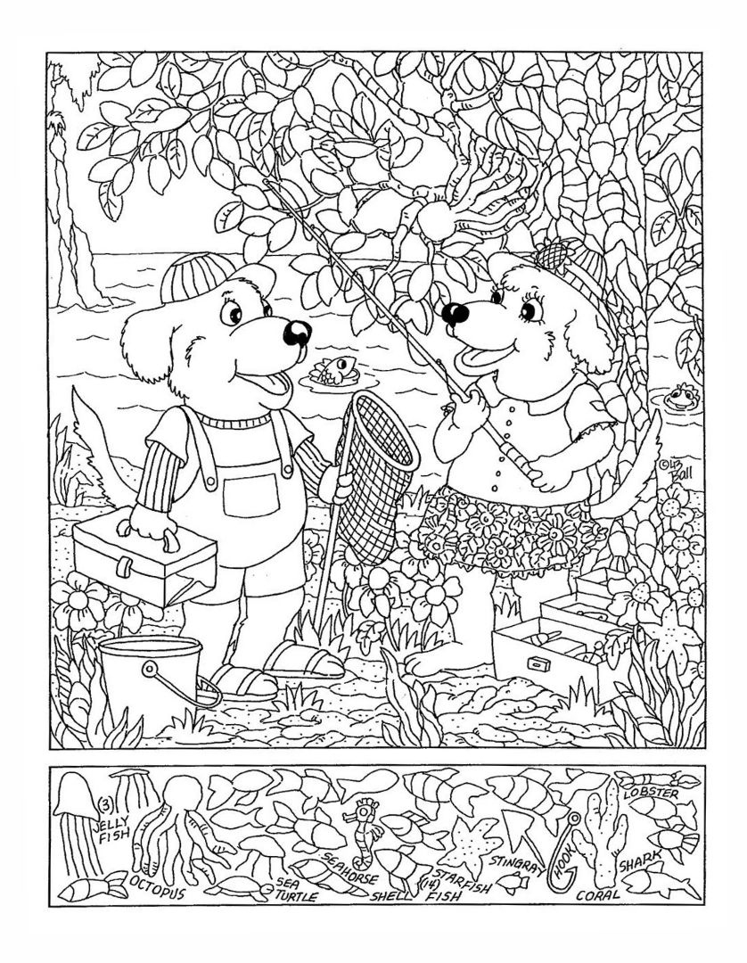 10 Best Hidden Pictures Printables For Adults Printablee Hidden 