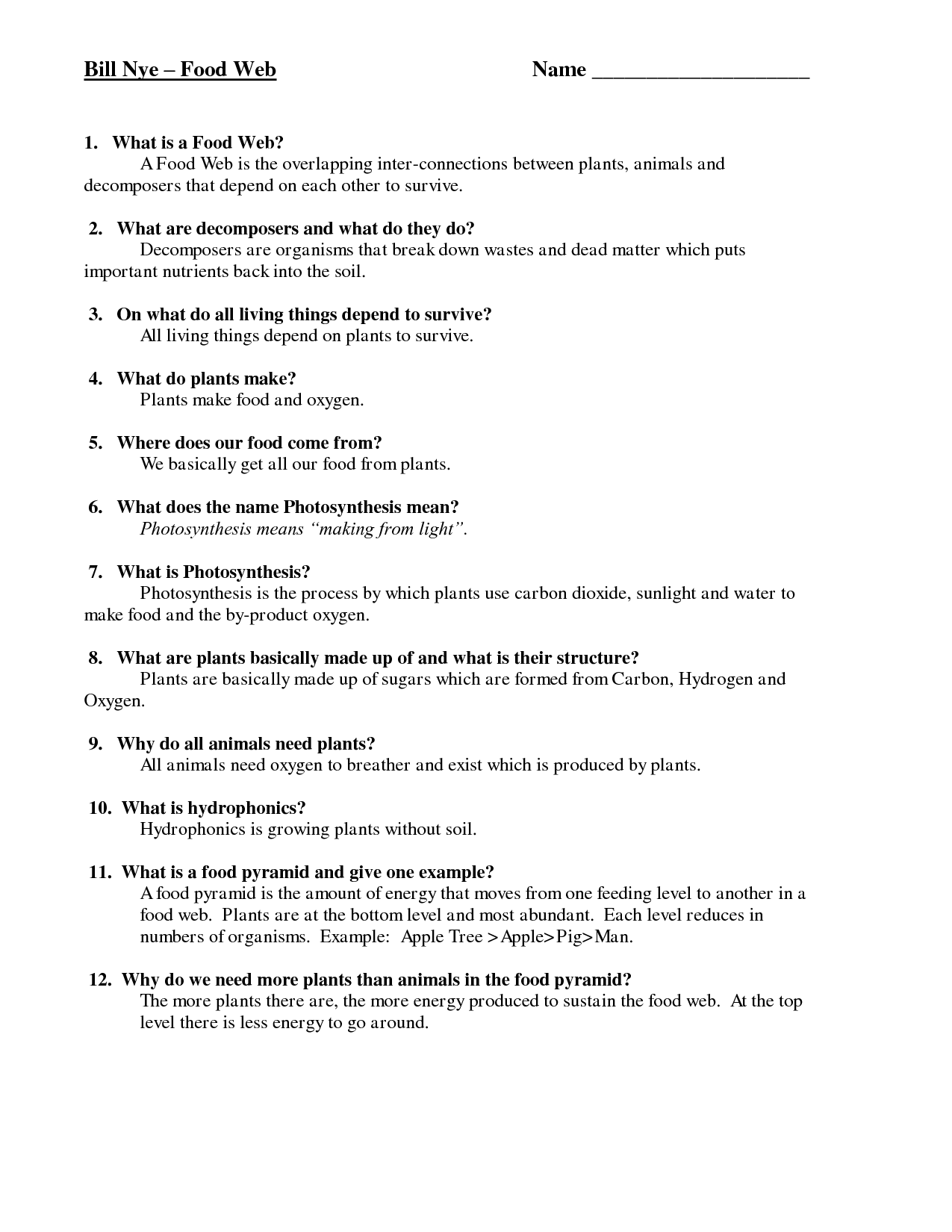 10 Bill Nye Waves Worksheet Answers Worksheets Decoomo