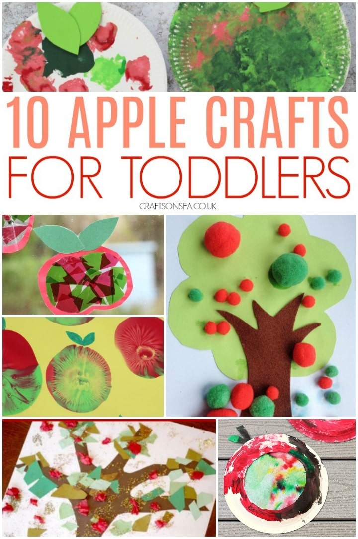 10 Easy Apple Crafts For Toddlers And Preschoolers Crafts On Sea