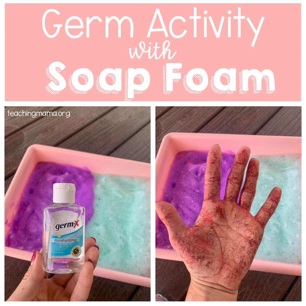 germ activities for kids printable