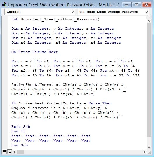 100 Workable How To Unprotect Excel Sheet With without Password 
