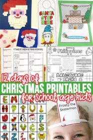 printable activities for kids christmas