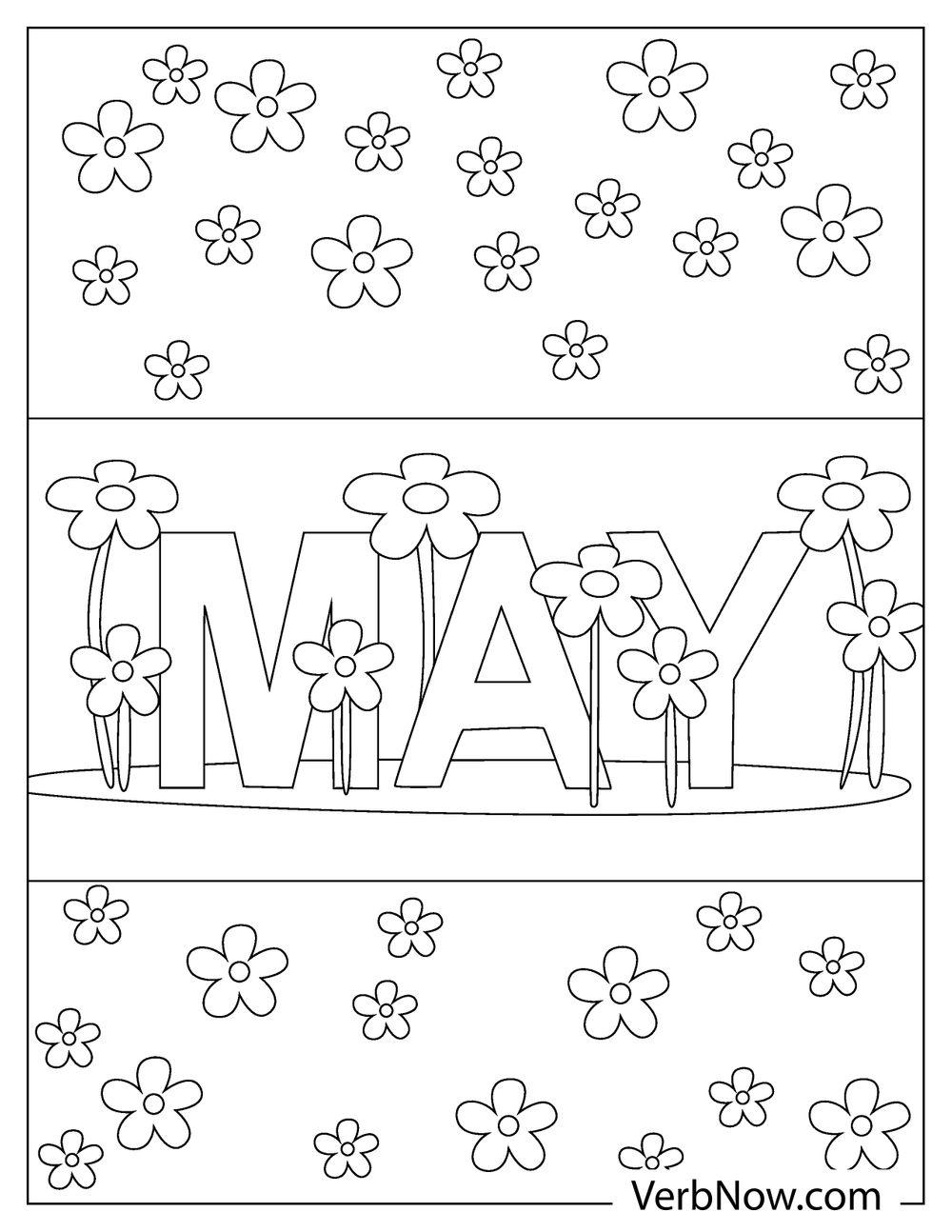 May Color Pages