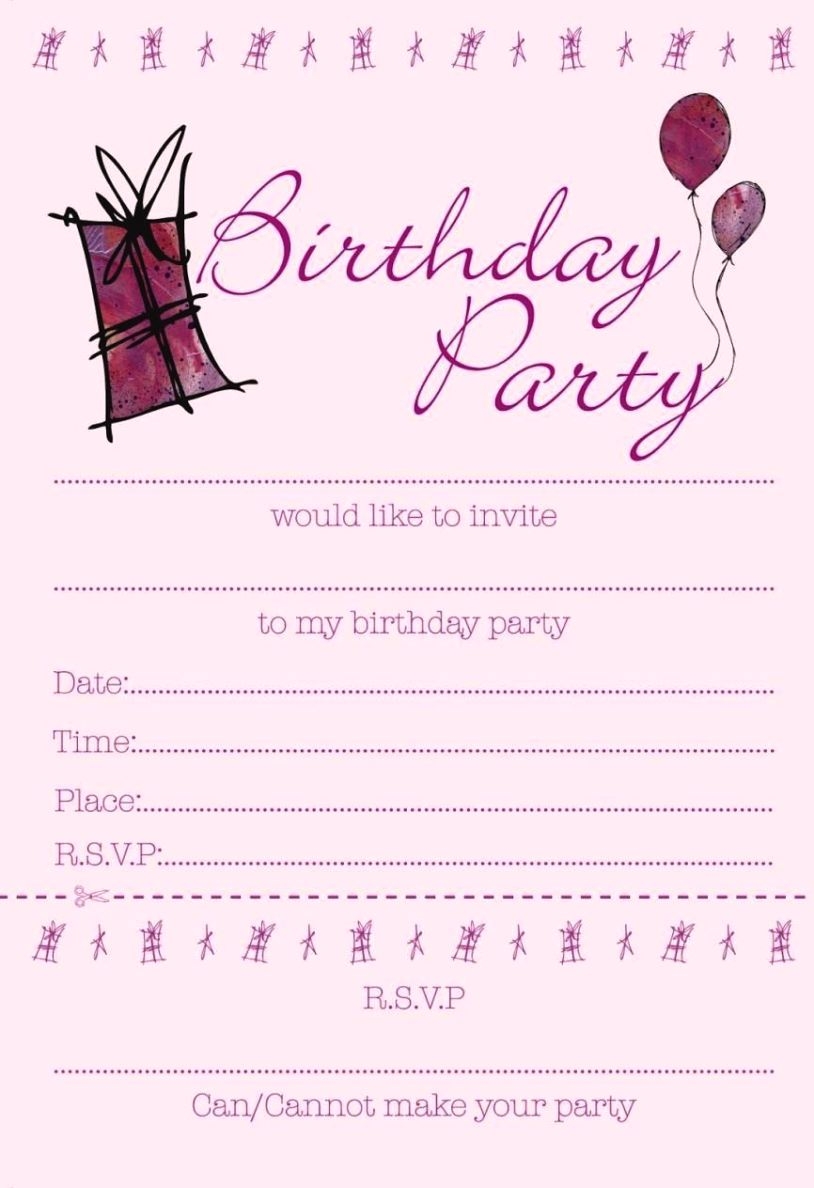 13Th Birthday Party Invitation Templates SampleTemplatess