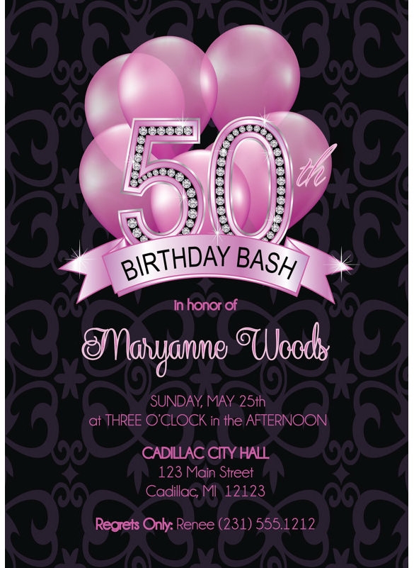14 50th Birthday Invitations Free PSD AI Vector EPS Format Download