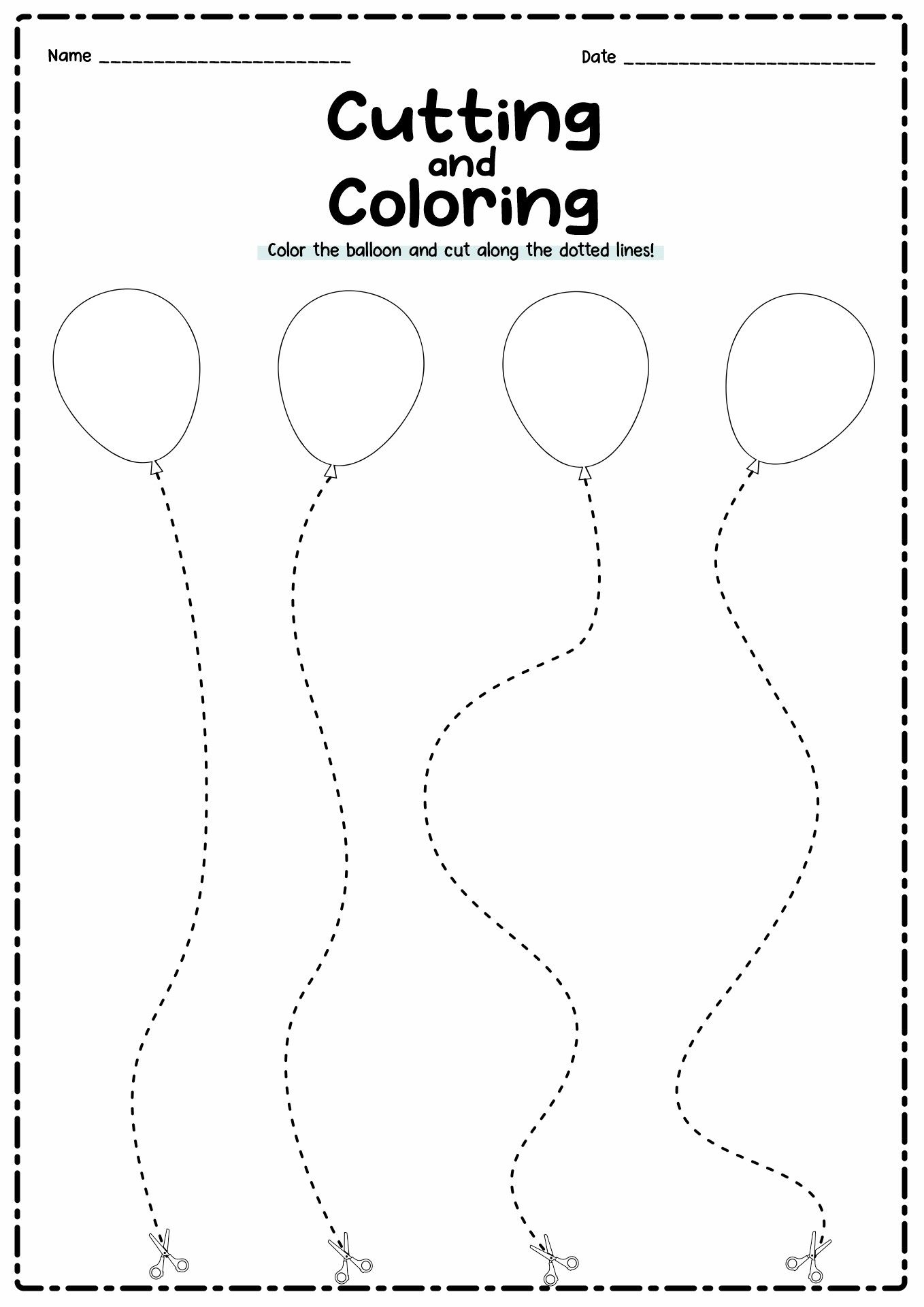 preschool cutting practice worksheets