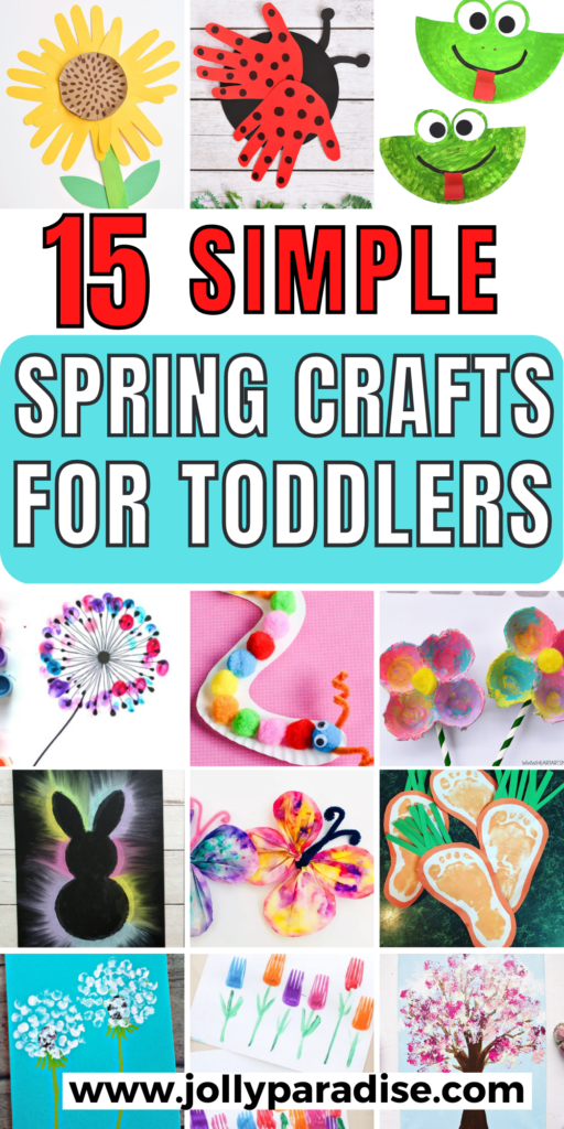 15 Best Spring Crafts For Toddlers Jolly Paradise