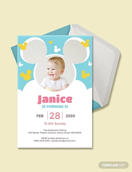 15 Disney Invitation Designs Templates PSD AI