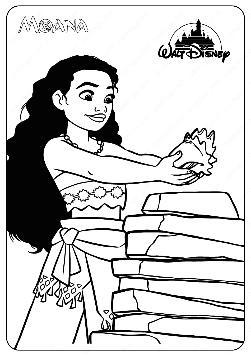 15 Moana Coloring Pages All Free Pdf Printables 