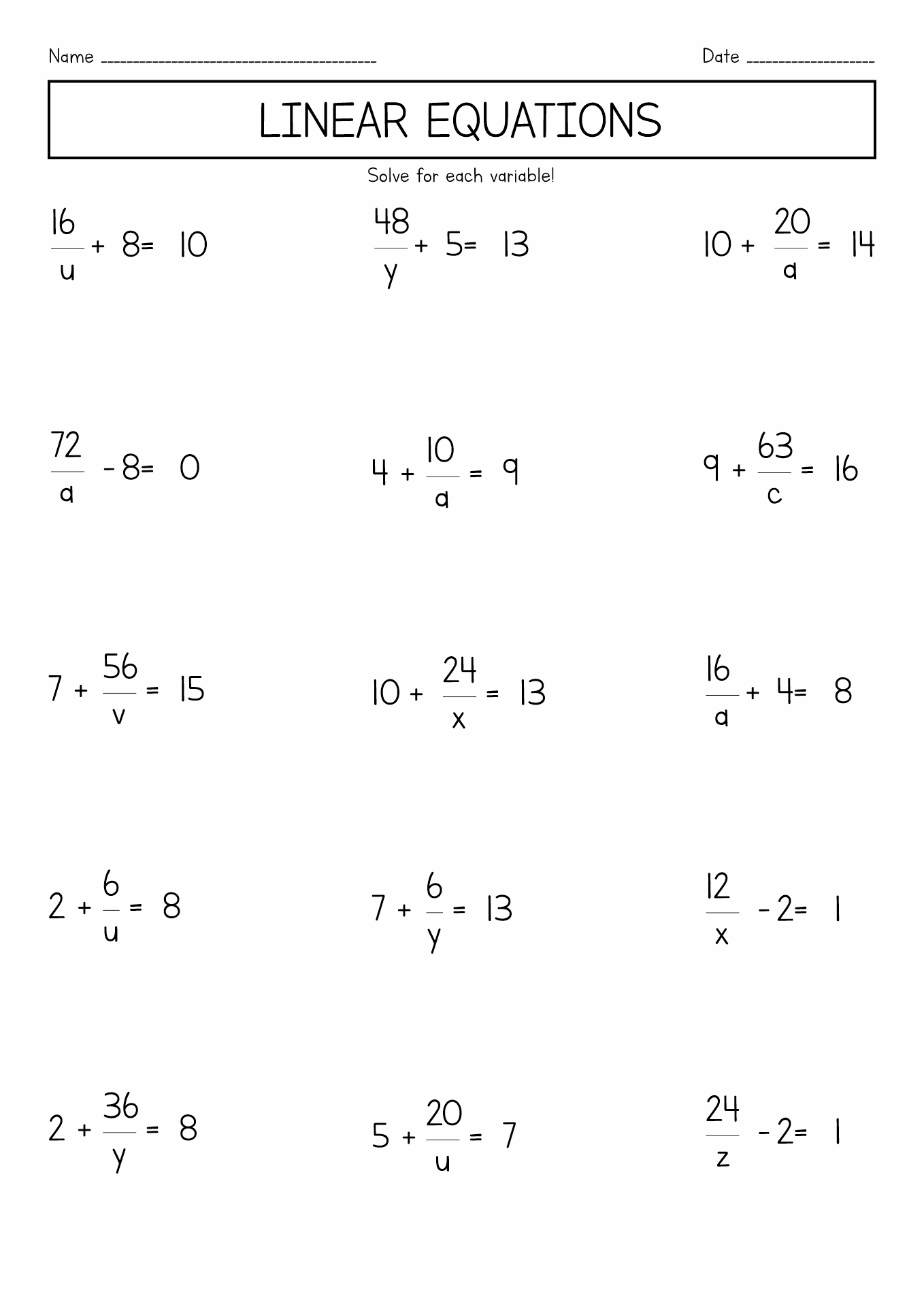 15 Pre Algebra 7th Grade Math Worksheets Free PDF At Worksheeto 