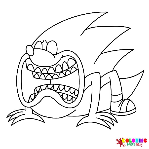 15 Shin Sonic Coloring Pages ColoringPagesOnly