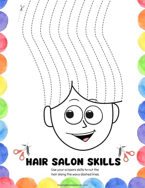 15 Super Fun Cutting Worksheets For Kindergarteners Free Easy Print 