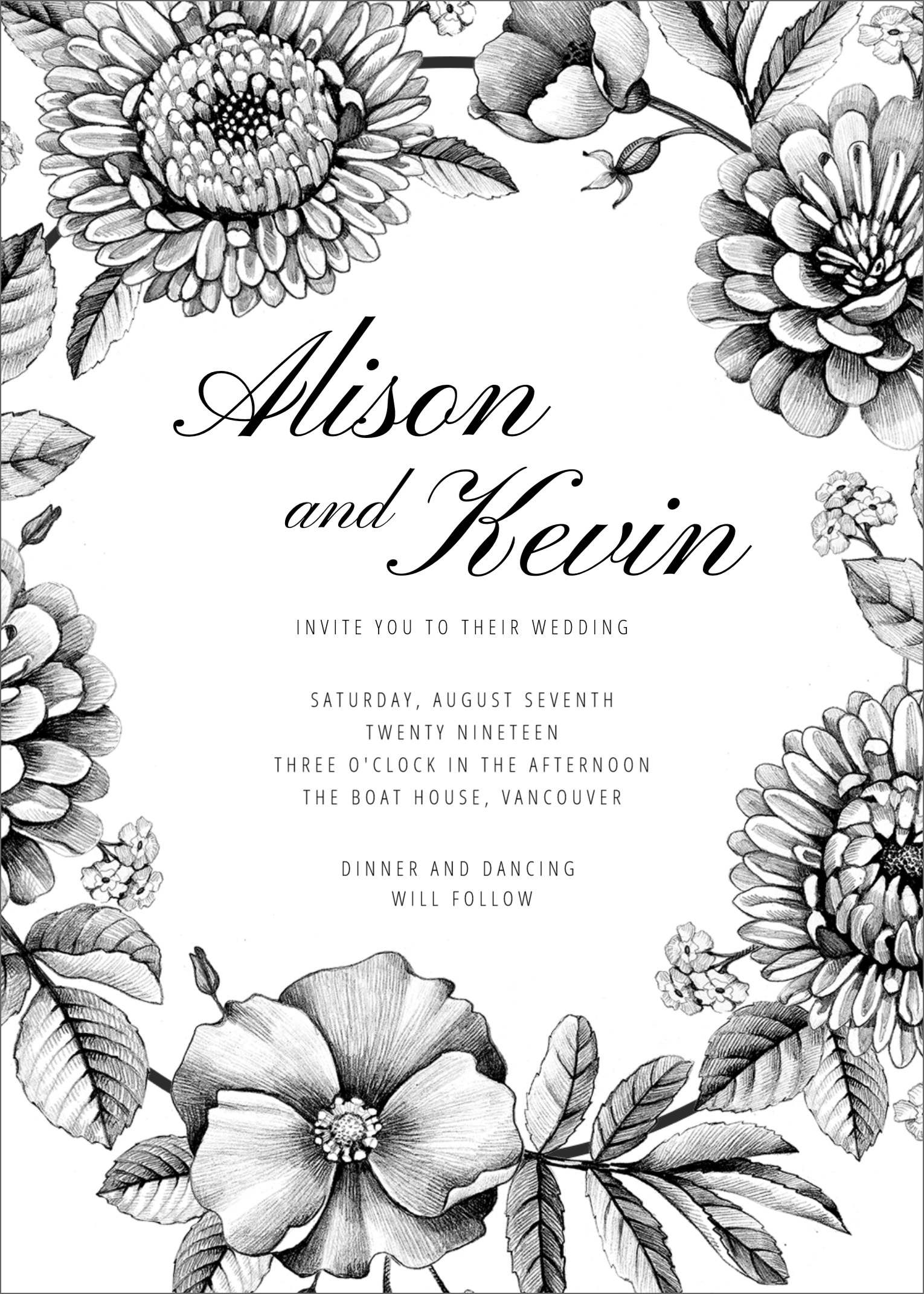 free wedding invitation templates to print