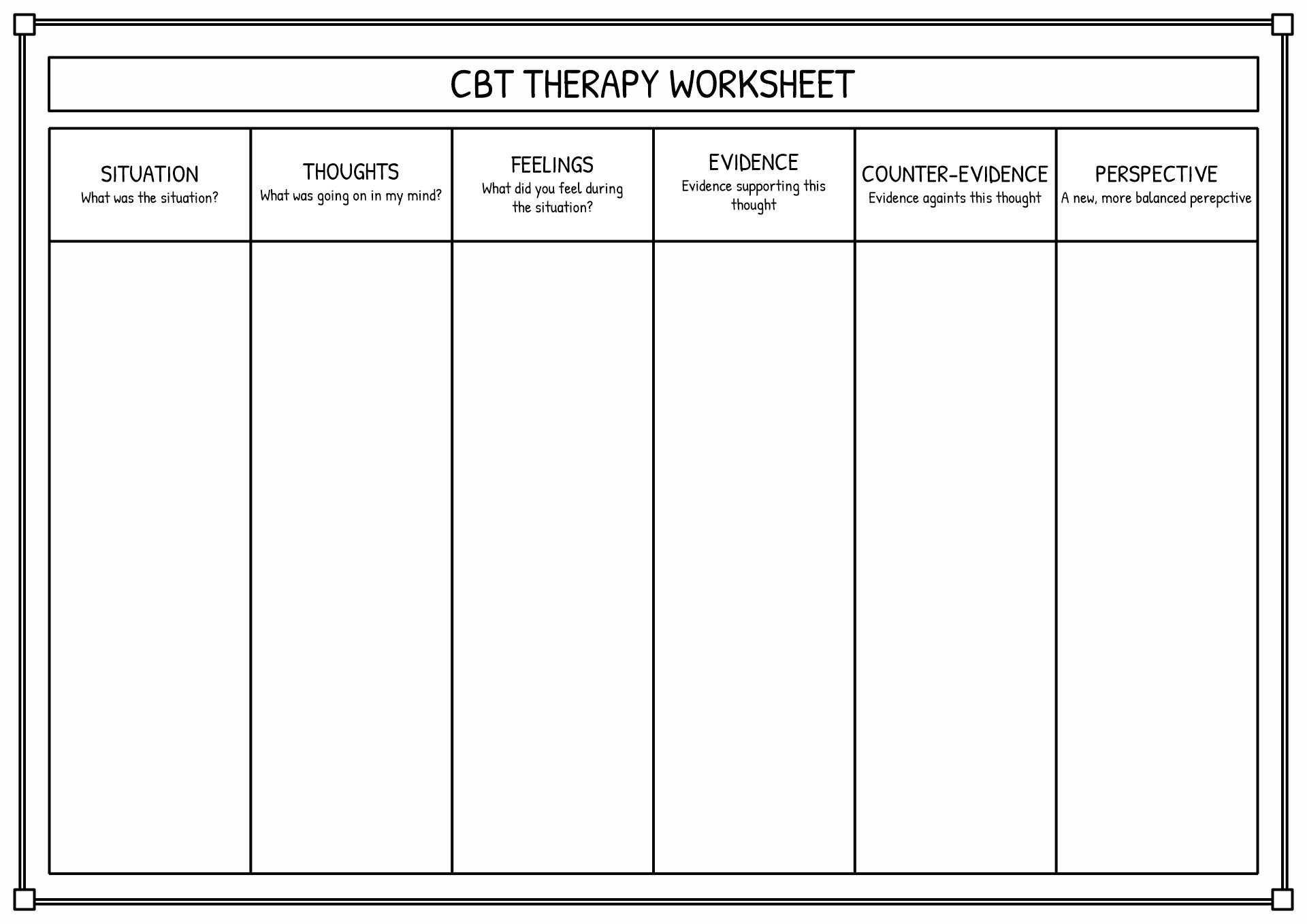 17 CBT Coping Skills Worksheets Free PDF At Worksheeto
