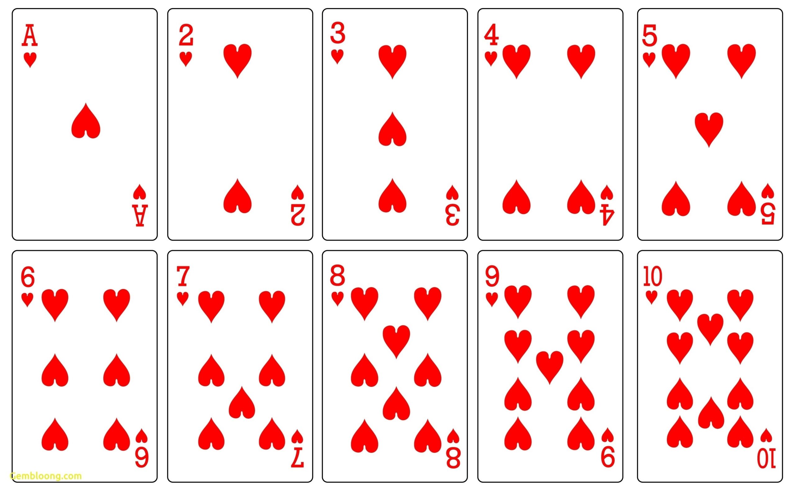 oversized playing cards printable