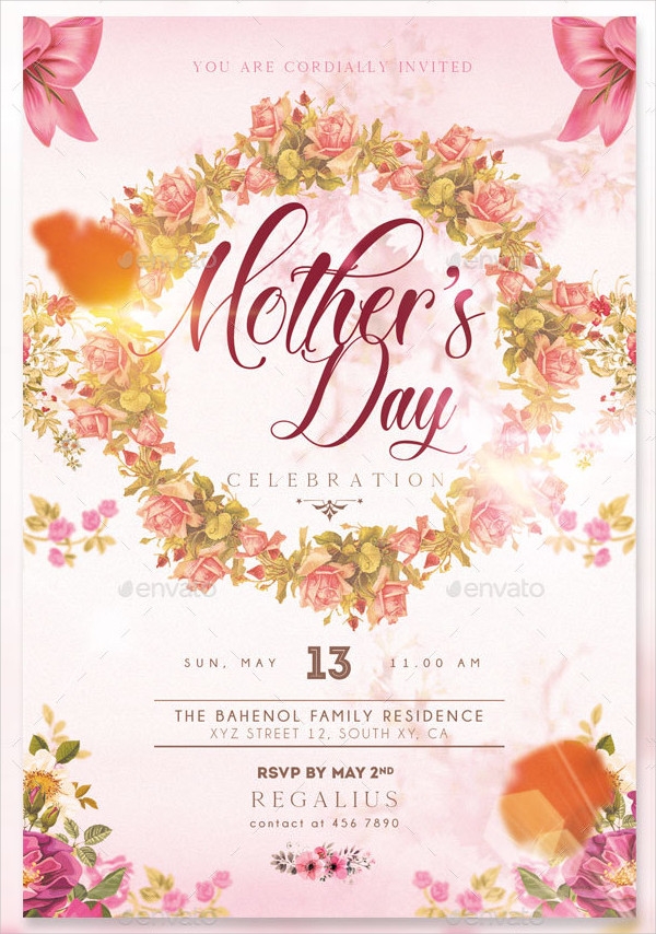 17 Mother 39 s Day Invitation Templates Free Premium Download