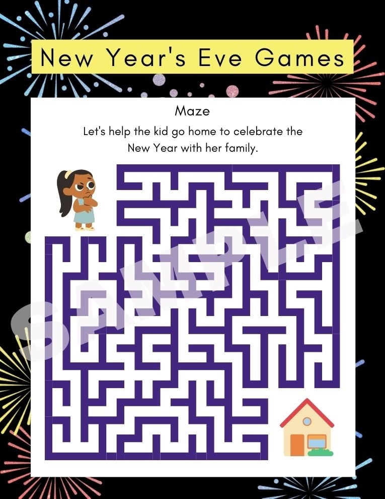 17 New Years Eve Games For Kids Free Printables Parties Made Personal