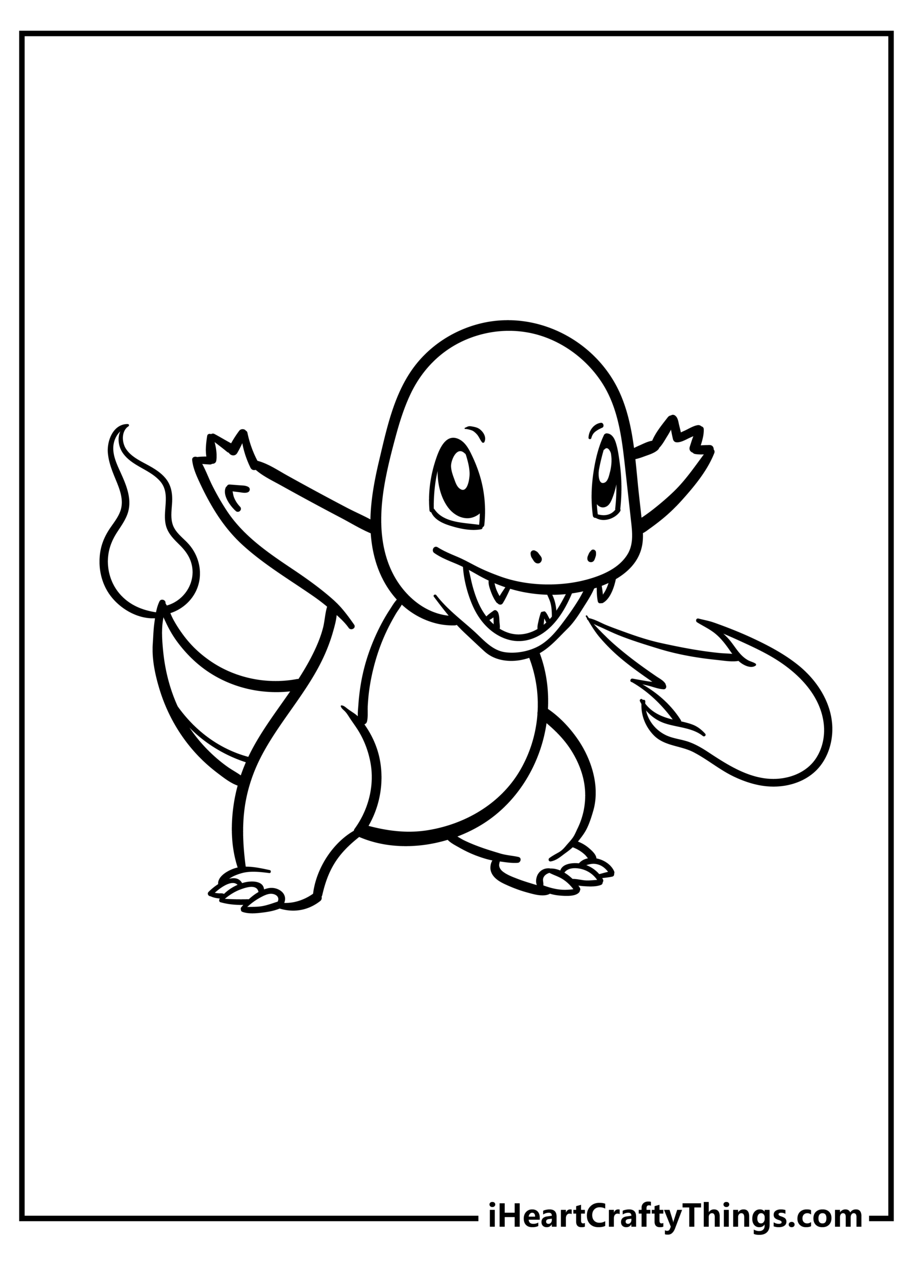 19 Charmander Color Page AmannKelvyn