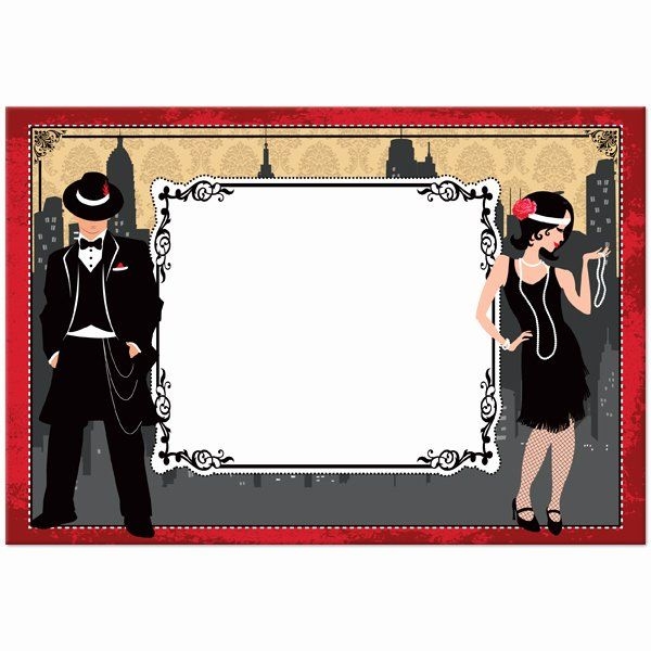 1920s Party Invitation Template Free 1920s Party Invitations Mafia