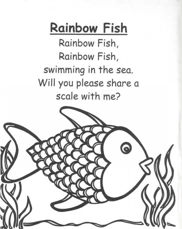 20 Free Printable Rainbow Fish Coloring Pages EverFreeColoring