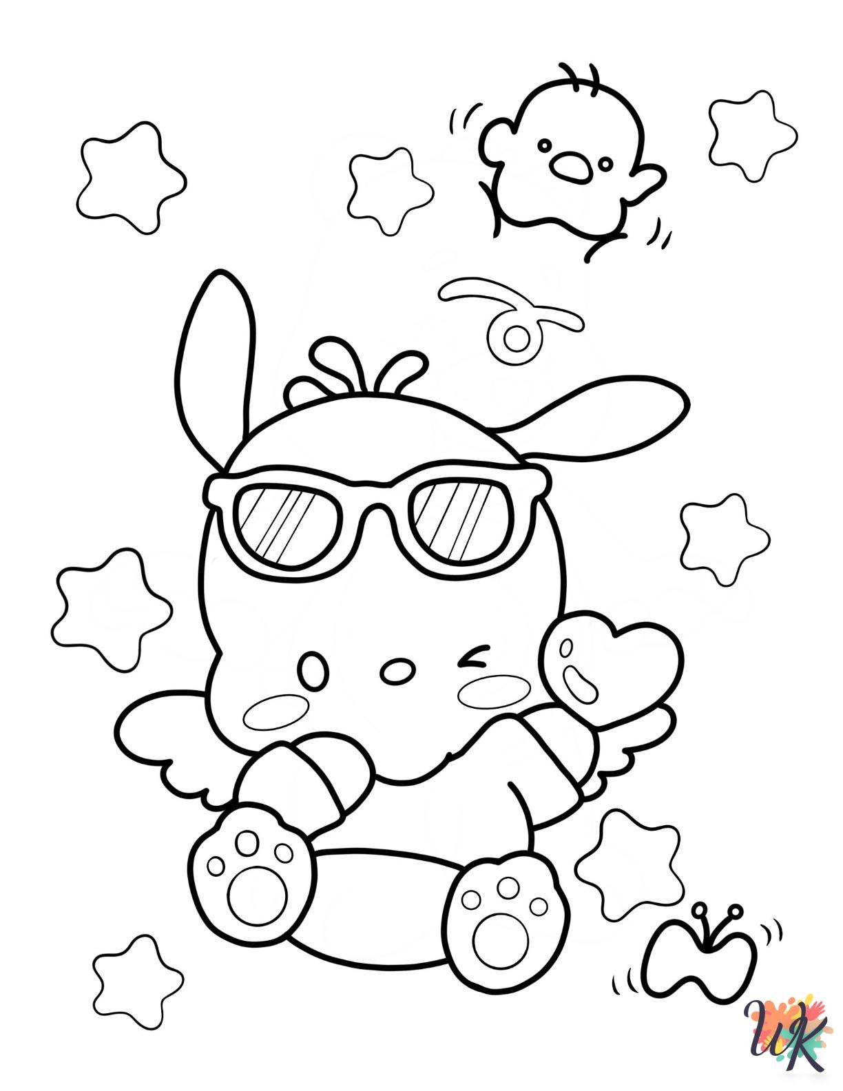 20 Pochacco Coloring Pages For Kids ColoringPagesWK