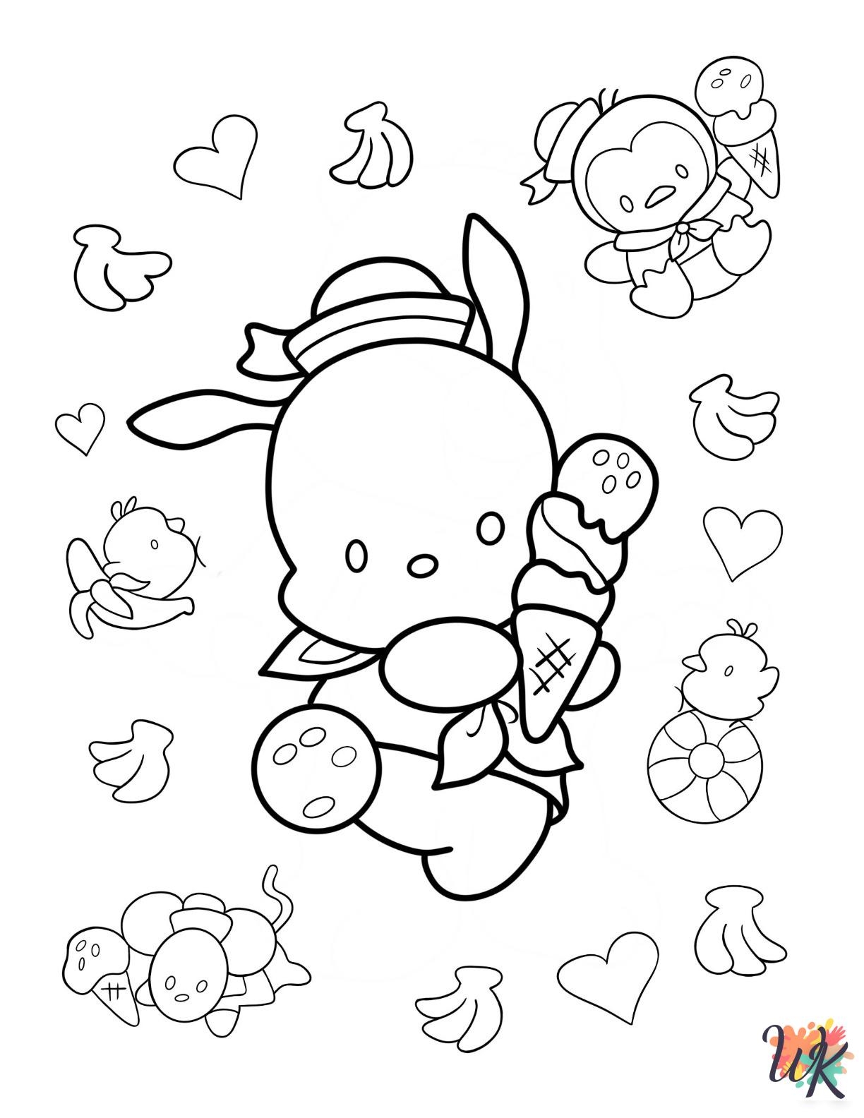 20 Pochacco Coloring Pages For Kids ColoringPagesWK
