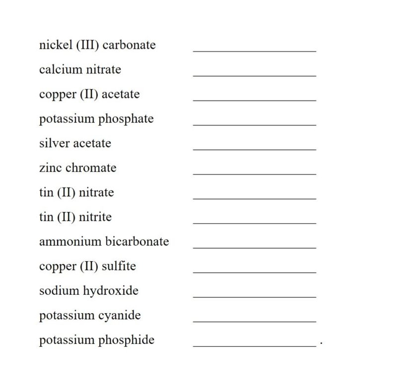 20 Polyatomic Ions Worksheet Worksheets Decoomo