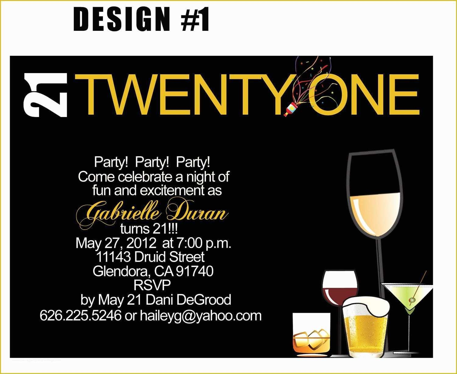21st Birthday Card Templates Free Of Free Printable 21st Birthday