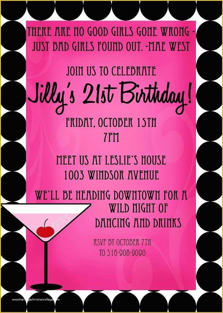 21st birthday invitation templates for guys