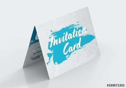 25 Printable 2 Fold Invitation Card Template In Photoshop By 2 Fold 
