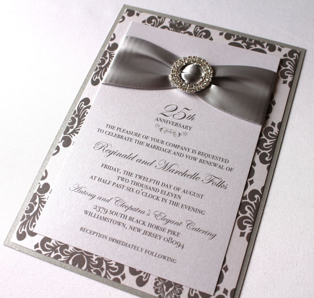 25 Wedding Anniversary Invitations