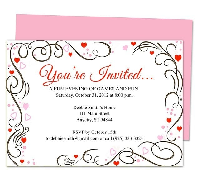 25th Anniversary Invitation Template