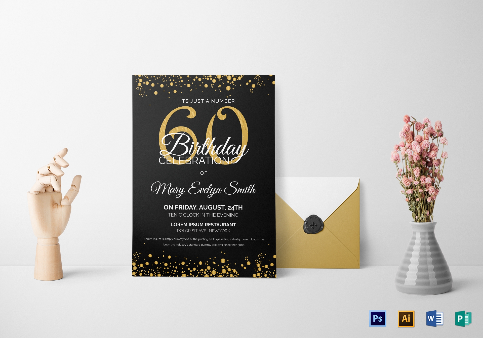 26 60Th Birthday Invitation Template Pics Best Free Invitation Template