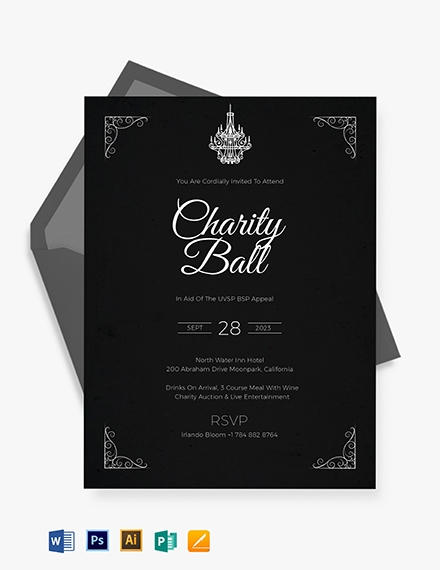 27 Fundraising Invitation Templates Word PSD AI EPS
