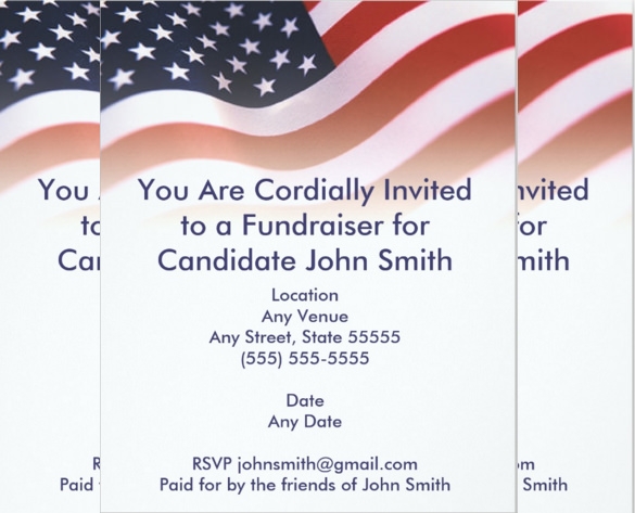 fundraising invitation templates