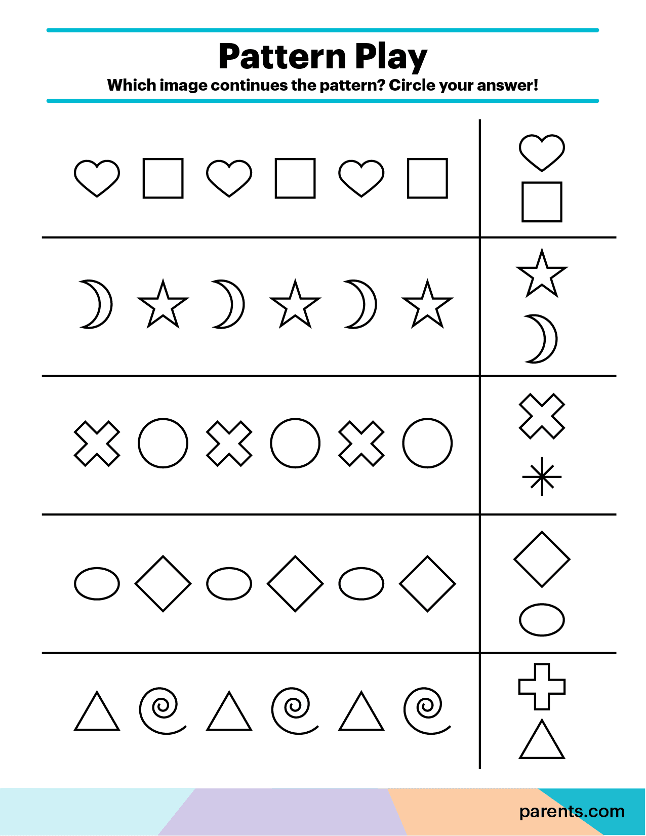 printable activities for kids at home