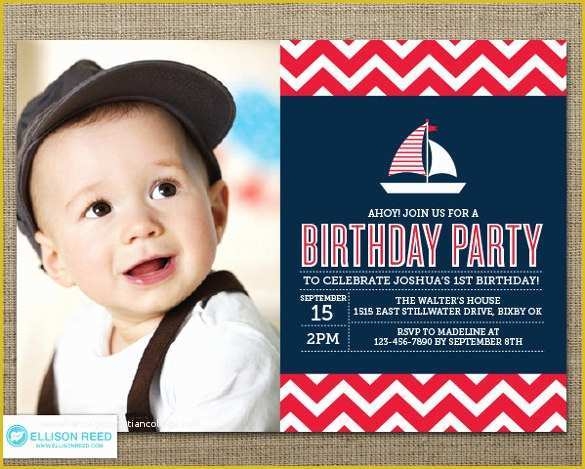 2nd Birthday Invitations Templates Free Of 36 First Birthday 