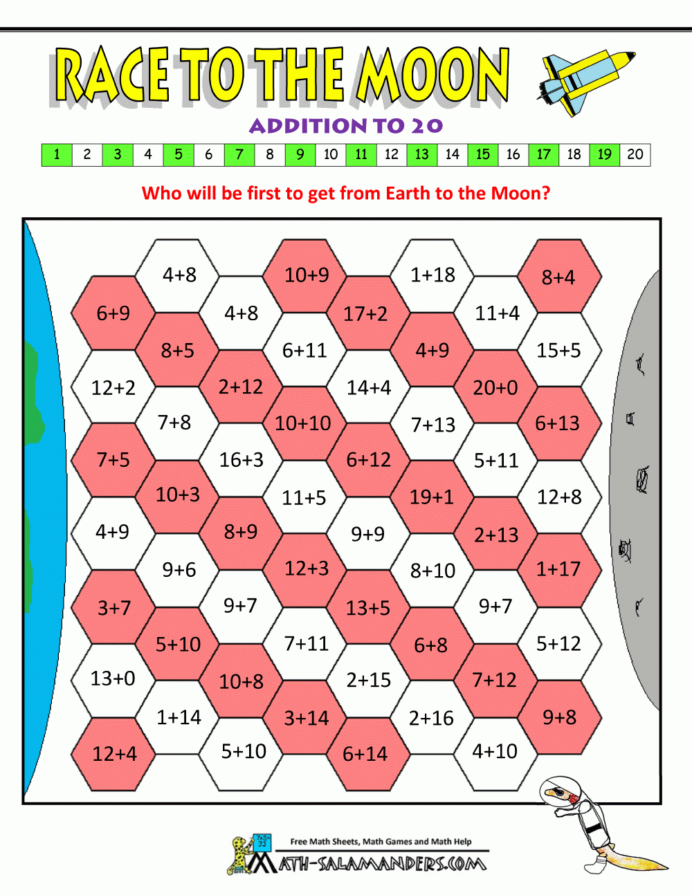 printable math games for kids 2nd grade