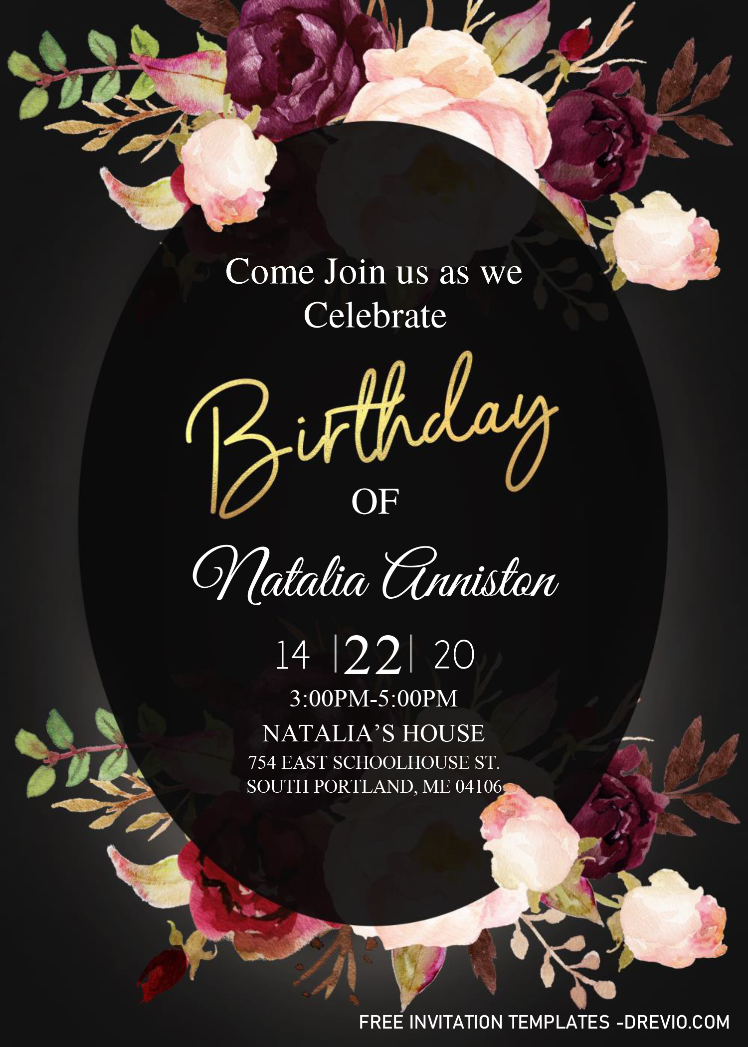 30TH Birthday Invitation Templates Free Printable For Husband 39 s 30th