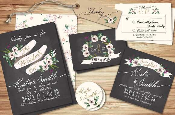 39 Visiting Adobe Illustrator Wedding Invitation Template Download For