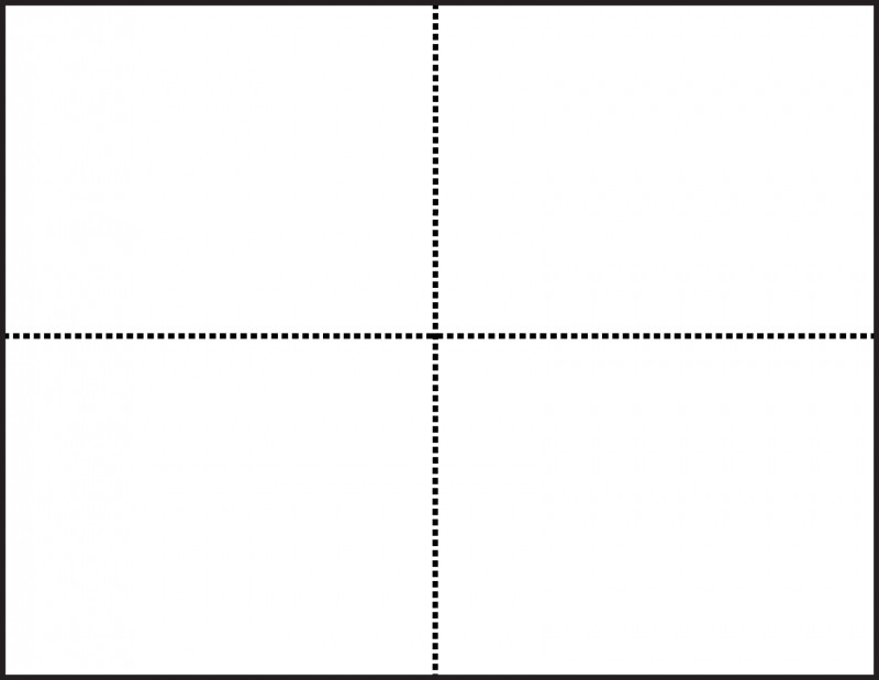 4 Postcards Per Page Template Word