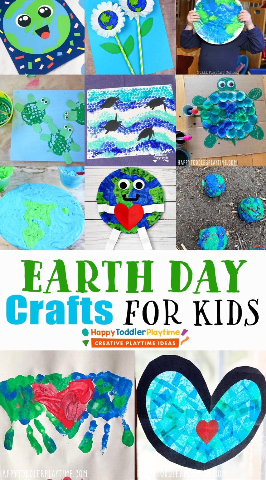 40 Easy Earth Day Crafts For Kids Happy Toddler Playtime