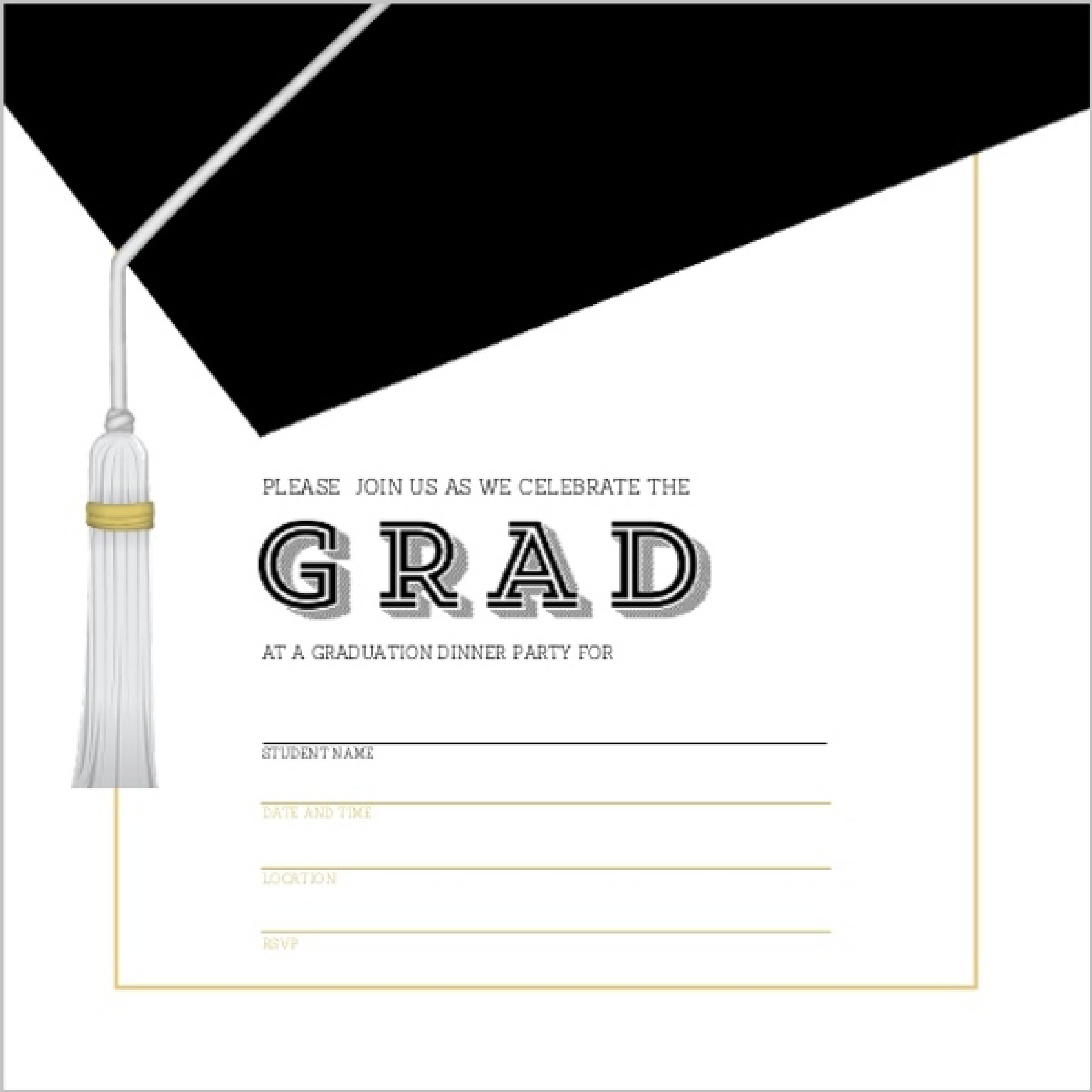 42 Graduation Party Invitation Templates Free Printable Images US 