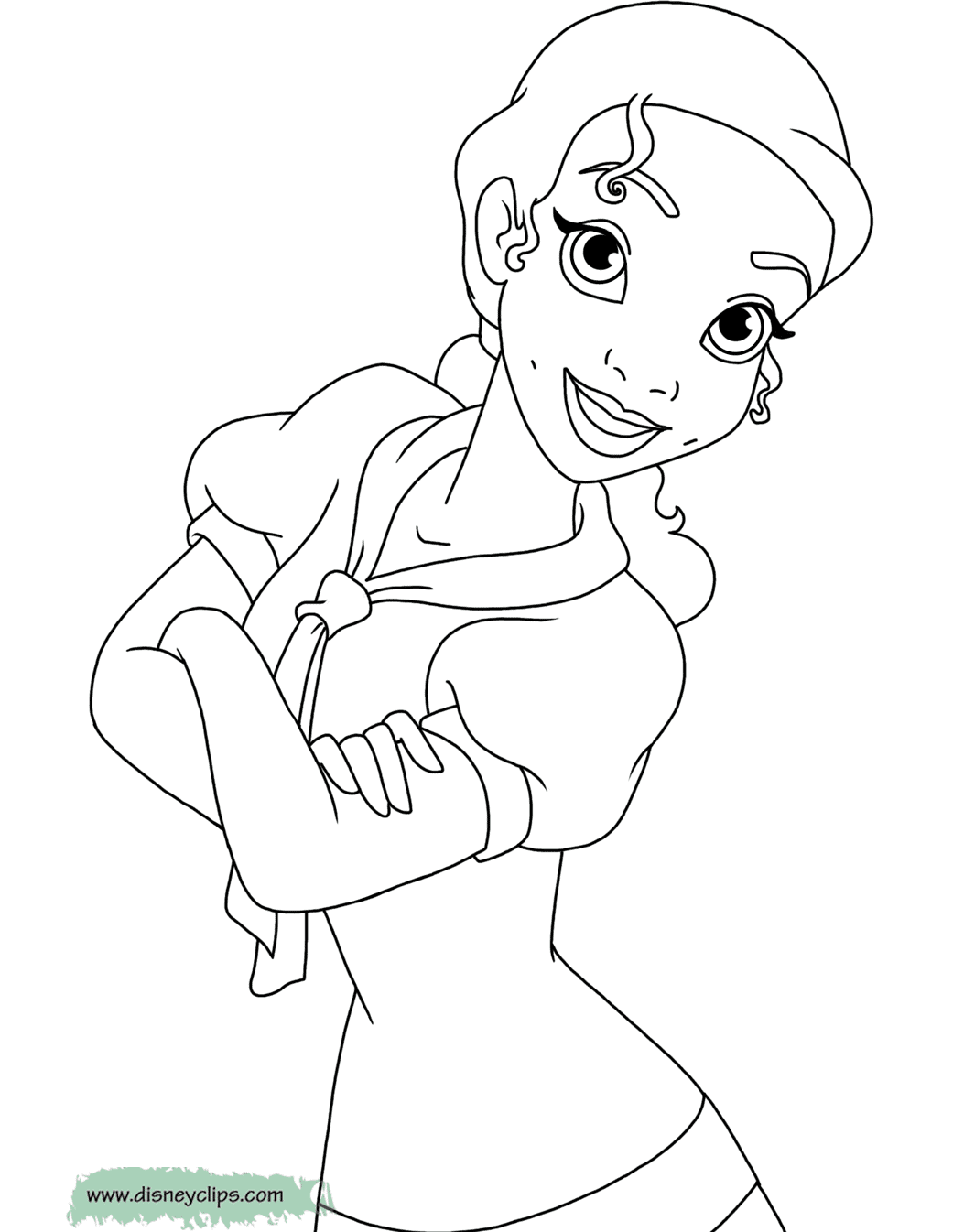44 Tiana Coloring Pages ColoringPagesOnly