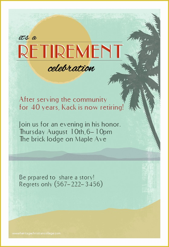 45 Free Retirement Party Invitation Flyer Templates