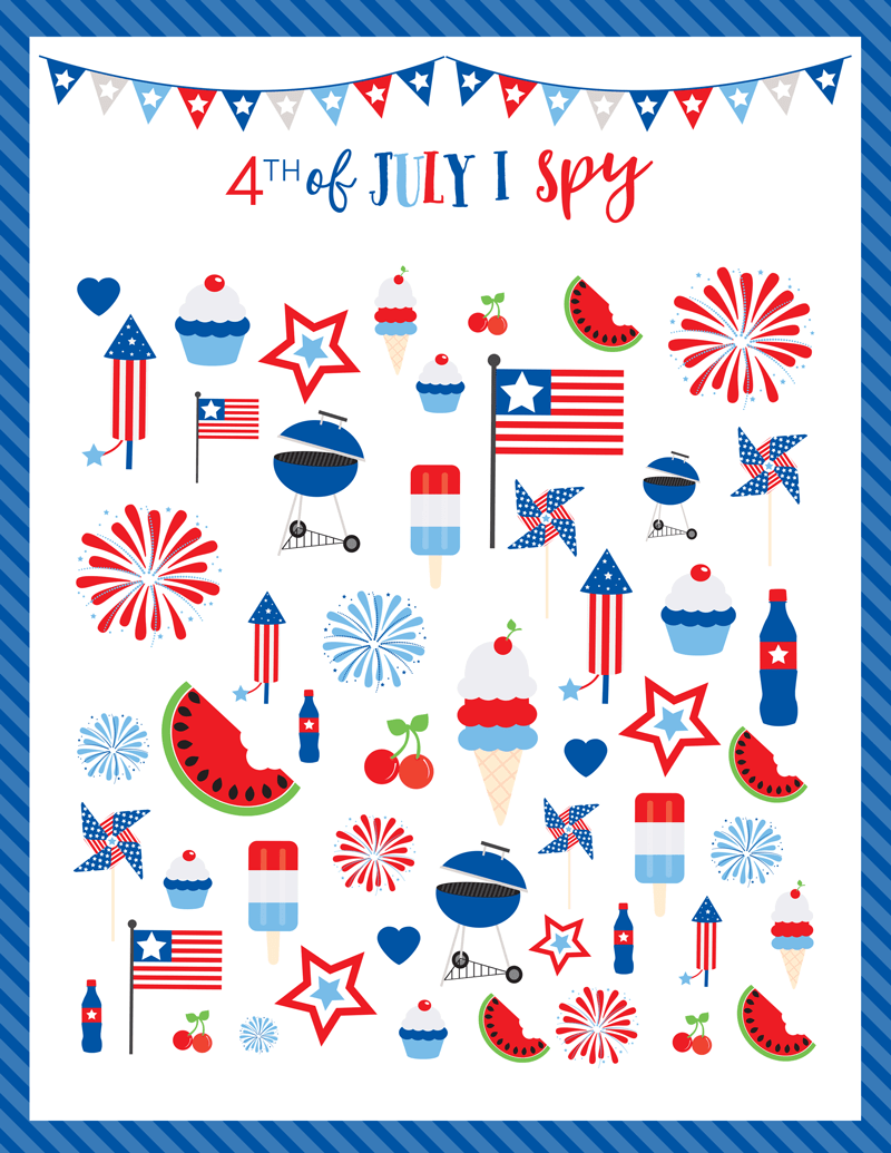 4th Of July I Spy Printable Let 39 s DIY It All With Kritsyn Merkley