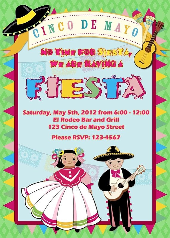 5 de mayo invitation template