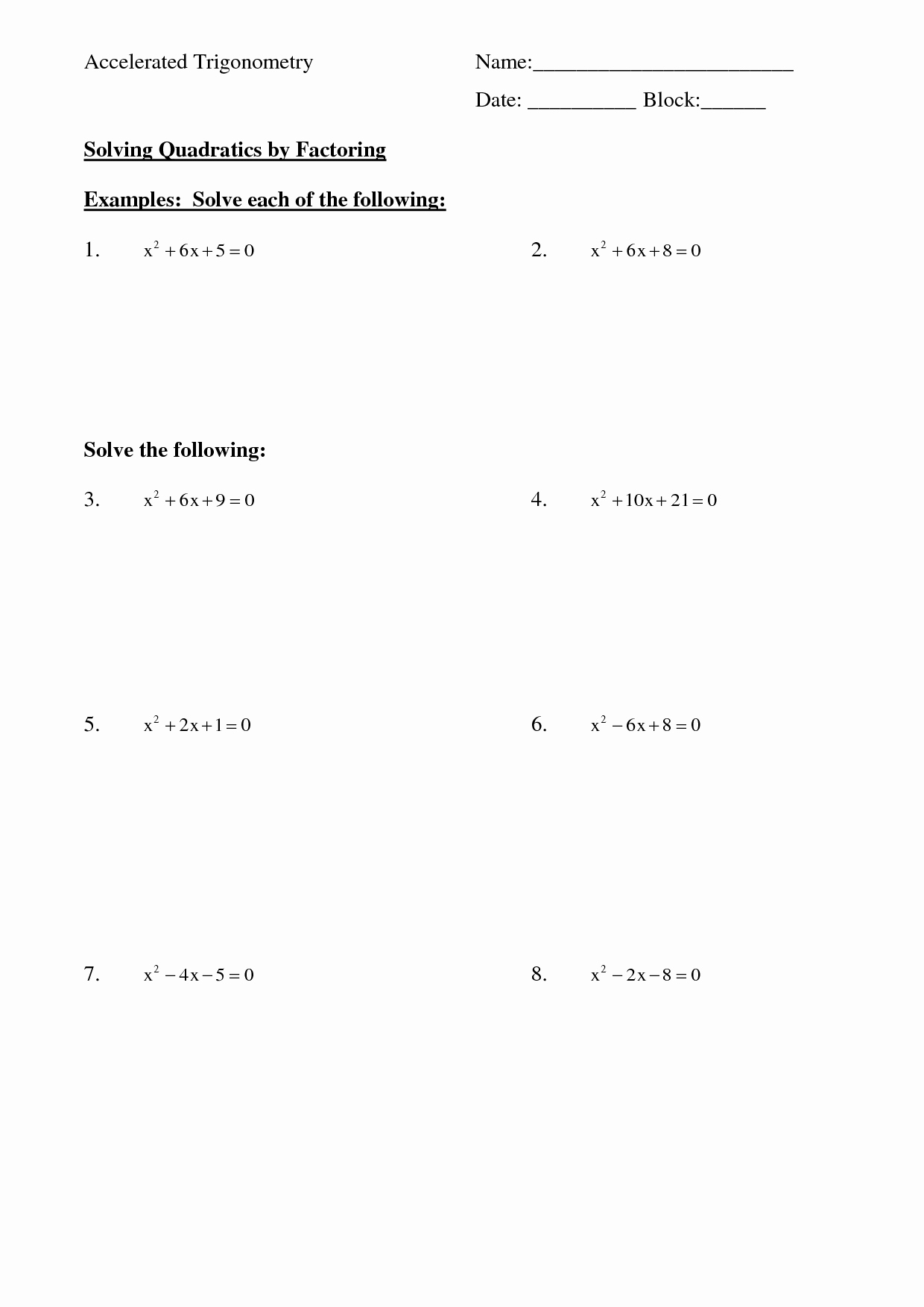 factoring gcf worksheet